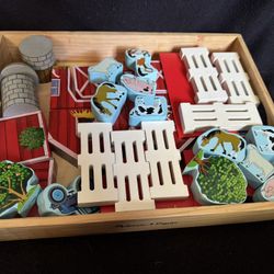 Wooden Farm Play Set