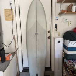 6'8 Fish Surfboard With Glass On Keels 