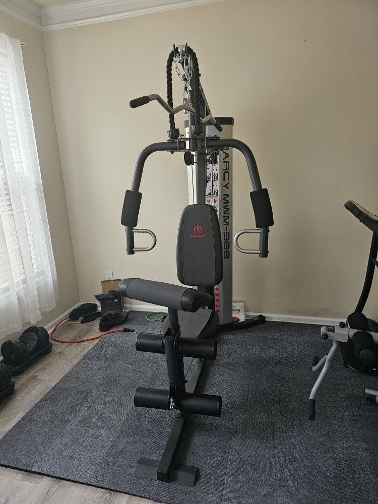 Marcy Multifunction Steel Home Gym 150lb Weight Stack Machine