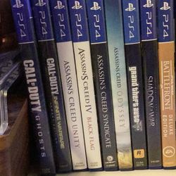 PS4 Games, Prices In Description 