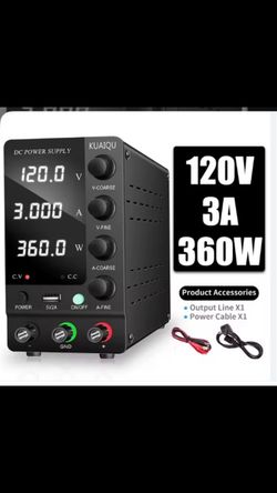 WPS1203H with USB Encoder Adjustment Lab DC power supply 120V 3A Variable Bench Switching   Product Features 1. All models are micro-switching DC powe