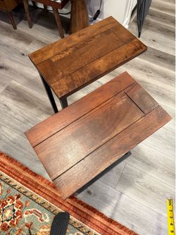 C shape end table