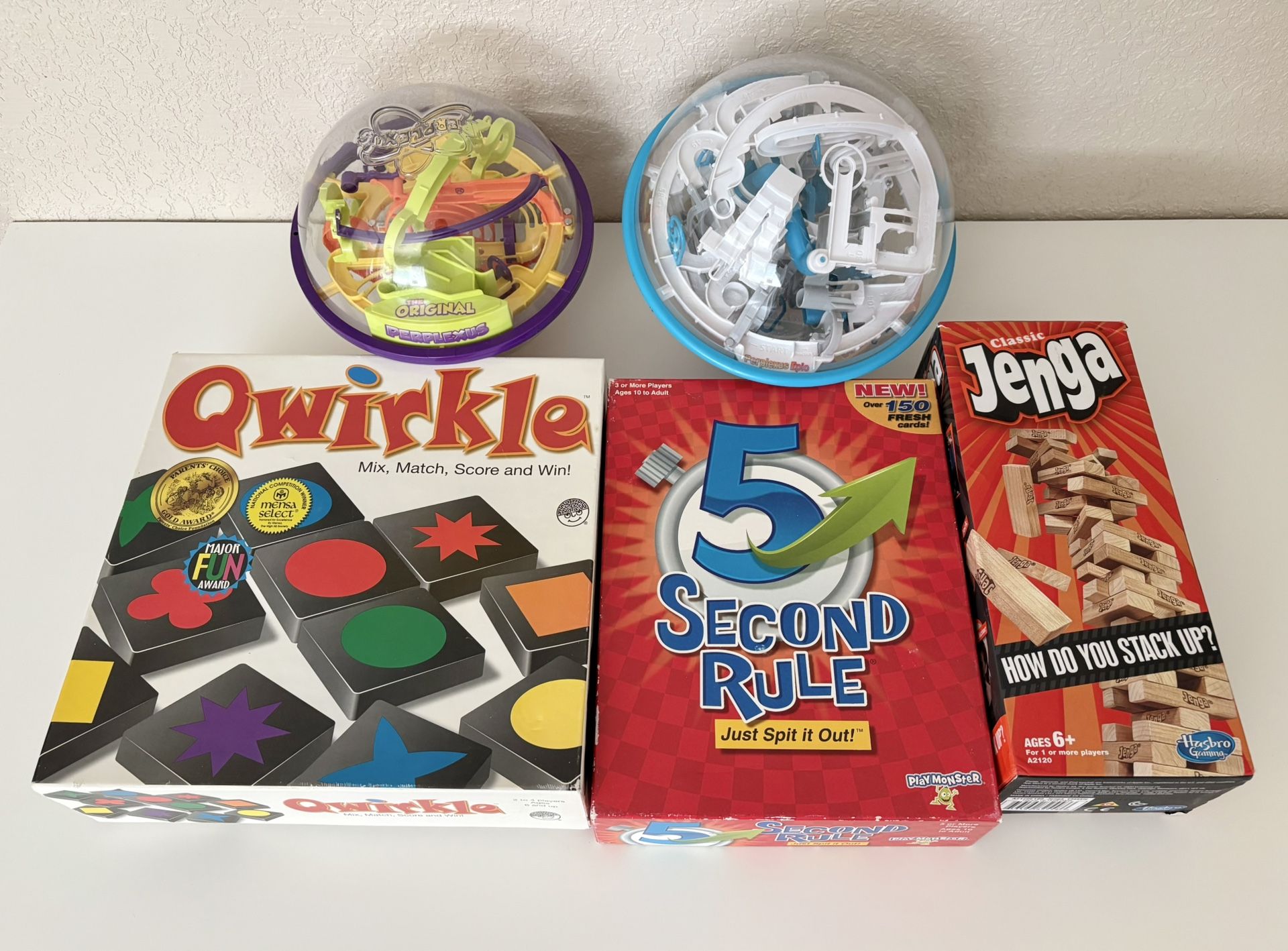 Board Games and Perplexus Puzzle Ball Mazes Bundle