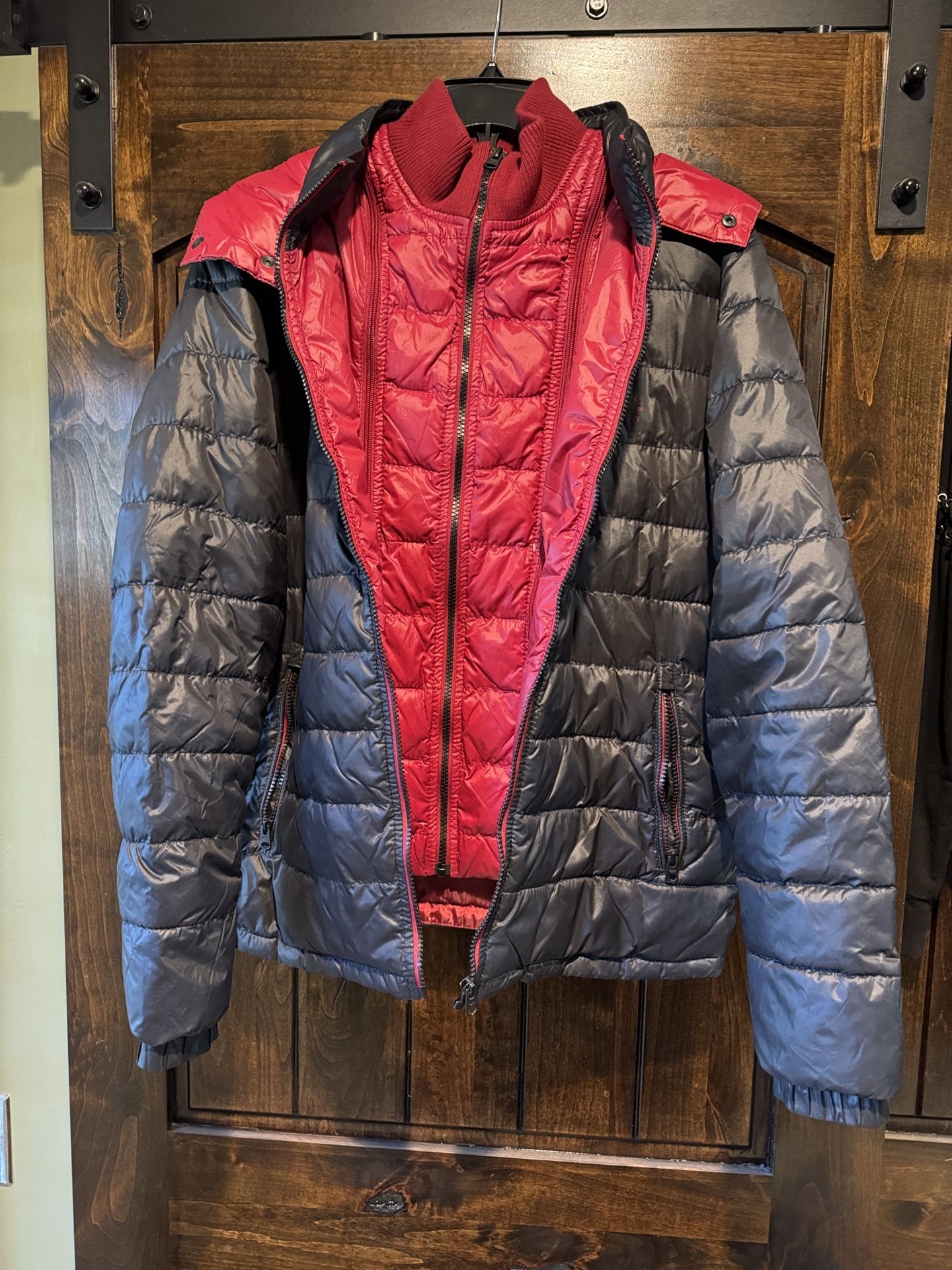Men’s Medium David Bitton Buffalo Puffer Jacket
