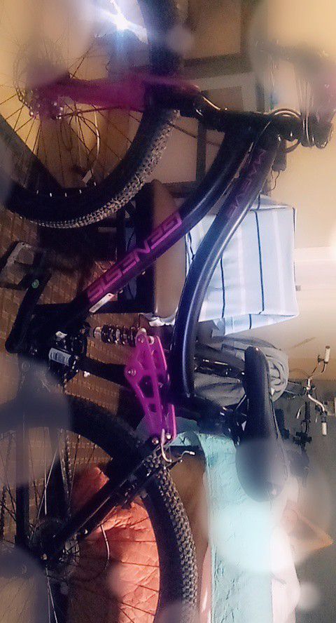 Women's Genisis Mountain Bike, Black/Pink