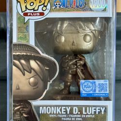 Funko Pop! One Piece - Monkey D. Luffy (Bronze Statue) #1900 (With Hard Stack)