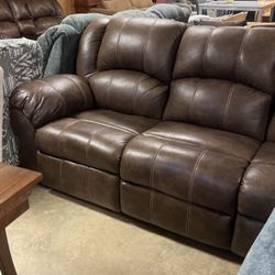 Recliner couches and loveseats two piece groups for $1400
