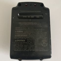 Black & Decker Battery 