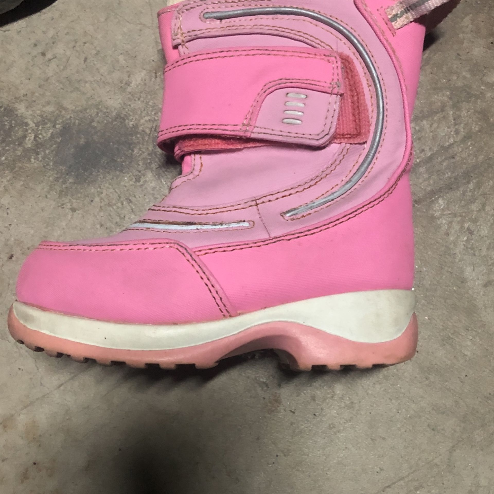 Girls Lands End Snow Boots Size 7 