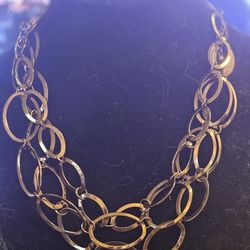 Womans Brass Necklace 