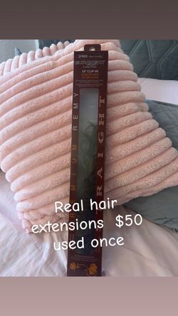 Real hair extensions