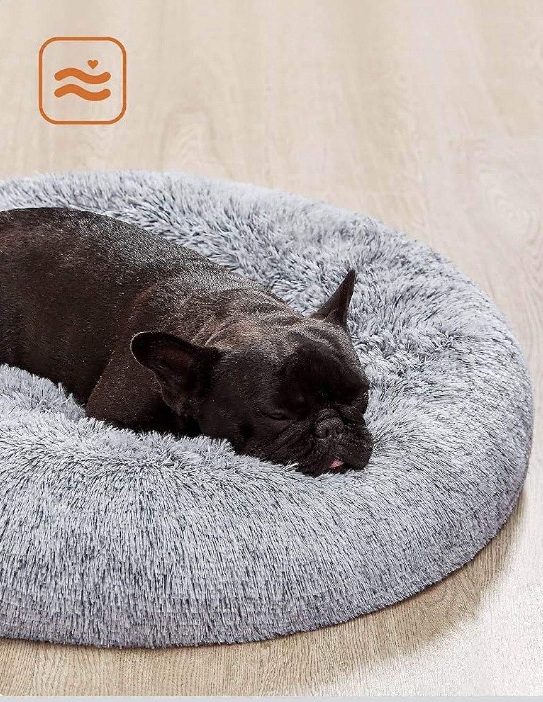 small animal soft gray bed