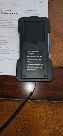 Xfinity Large Button Remote