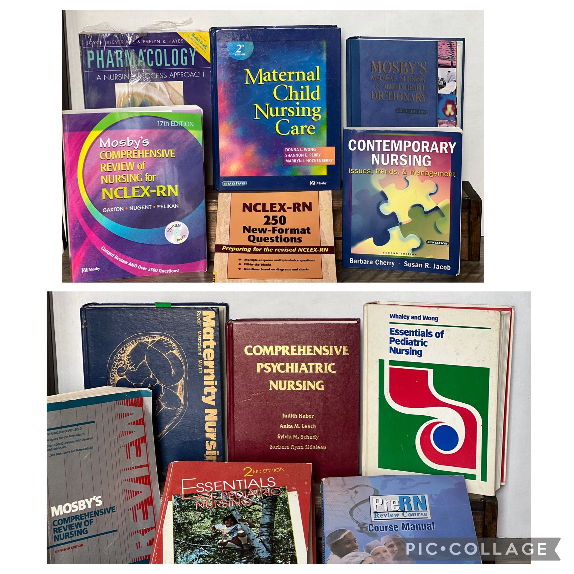 Huge lot of nursing textbooks