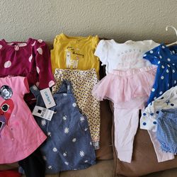 New Carter Baby Girl Clothes Size 9 Months