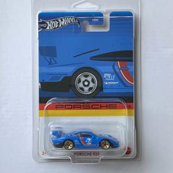 Hot Wheels Porsche 935 Blue #24 HW Exotics 4/6 Diecast