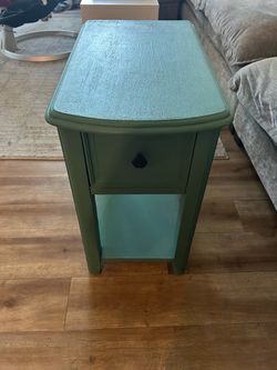Blue/Green Side Tables