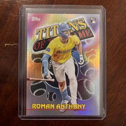 ROMAN ANTHONY titans Of The Game Topps RC Topps 2026 75