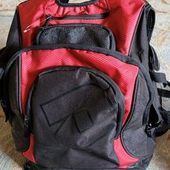 baseball backpack, glove,helmet 