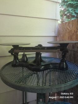 Antique Cast Iron Detecto-Scales Balance Scale