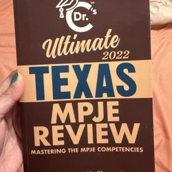 Texas MPJE Law Book
