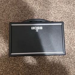 Boss katana mini portable amp and Ernie ball guitar cable