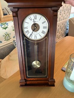 Howard Miller Sinclair 625-524 Triple Chime Pendulum Wall Clock