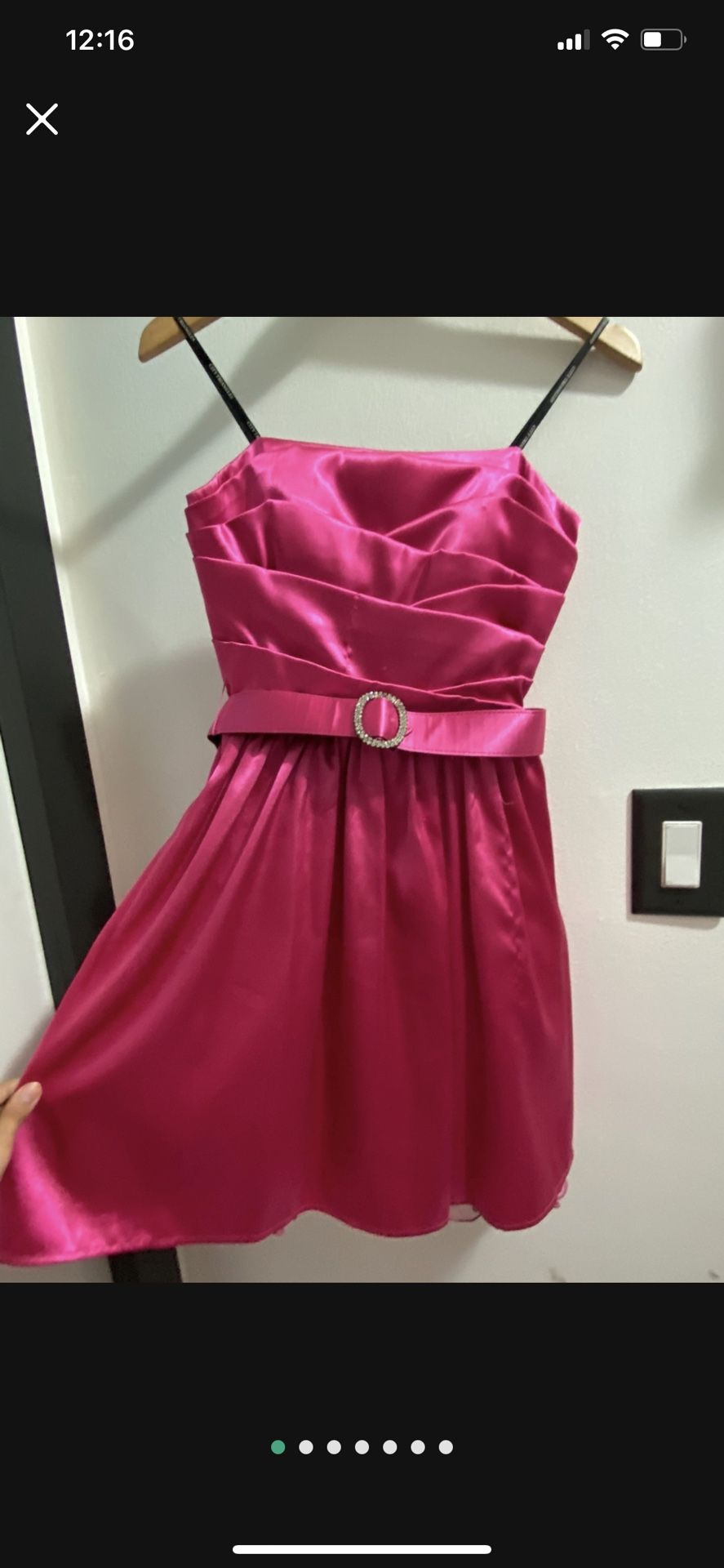 City Triangle Dress Pink