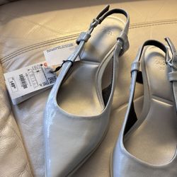 Zara, White Short Heel