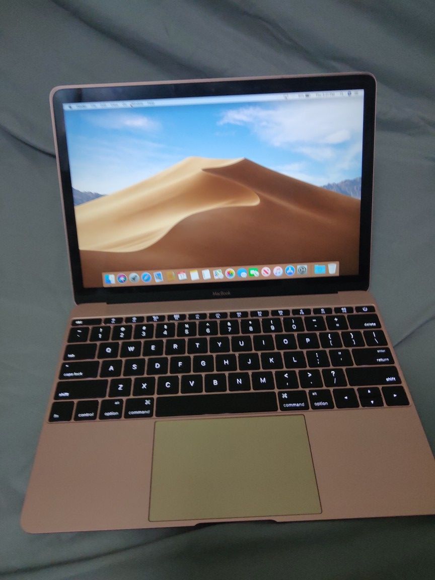 Macbook 12" Retina 2016 Rose Gold 8 G Ram + 256G SSD