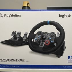 Logitech G29 (Mint Condition/ Barely Used) Wheel And Pedals