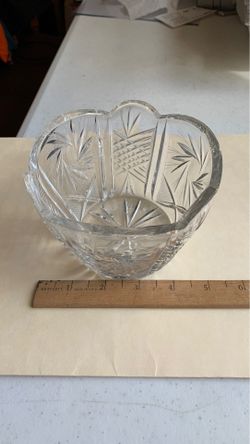 3”/5” glass candy bowl