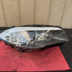 2011 2012 2013 BMW 5 SERIES /F10 RIGHT SIDE HEADLIGHT OEM USED 