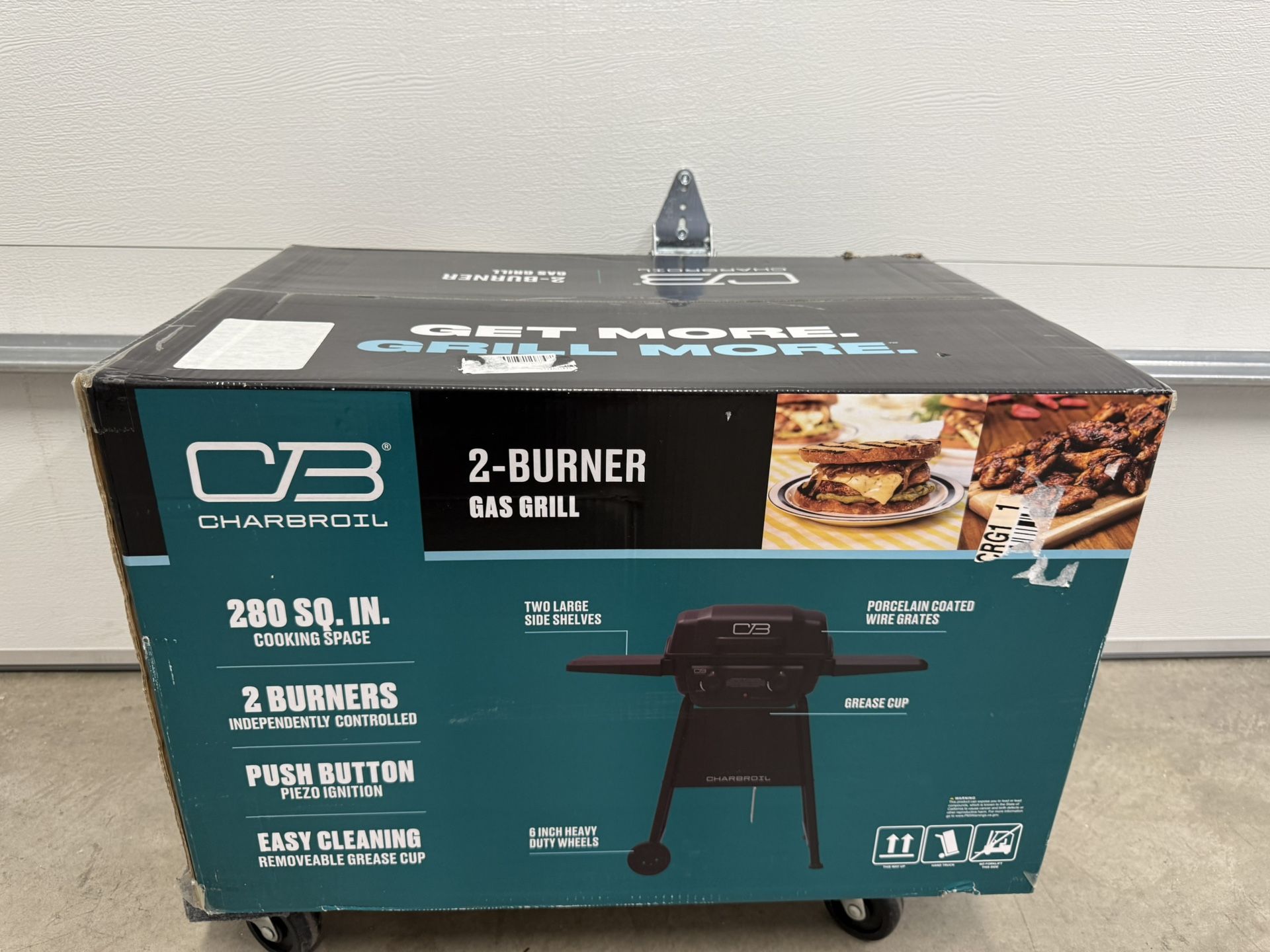 Char-Broil 2-Burner Gas Grill - 20,000 BTU BBQ - Brand New & sealed