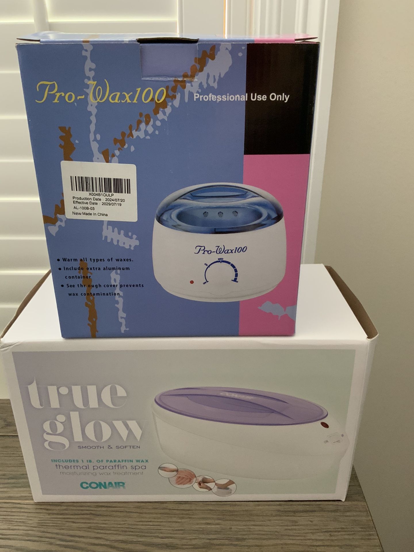 2 Wax Machines. Sold Together