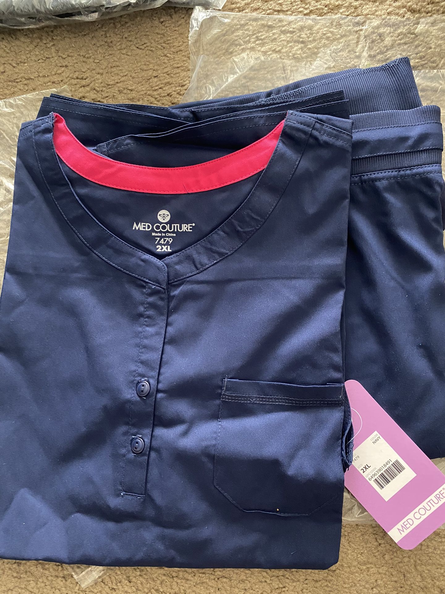 2pc Womens Scrub Set