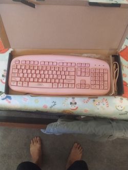 Pink keyboard