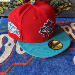 NEW ERA, 59FIFTY, Red/Turquoise, 7 3/8
