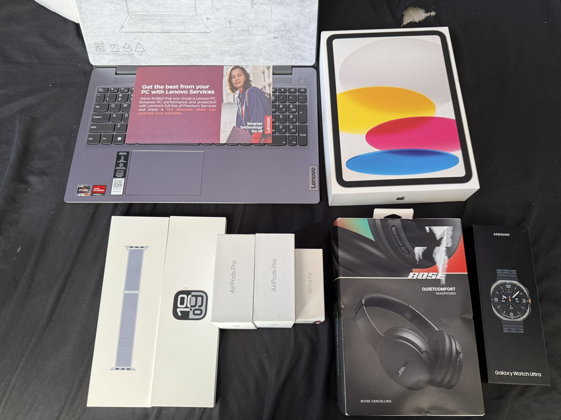 Apple Products / Android Watch / Lonovo Laptop