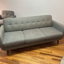 Grey Couch 86”