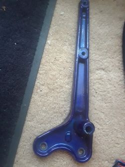 Harley Davidson 65436-00 Fatboy Custom BLUE Rear Exhaust Mounting Bracket