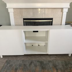 Ikea Media Shelf With Cabinets And Shelves  - Great Condition 