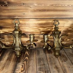 2 Brass Candle Holders