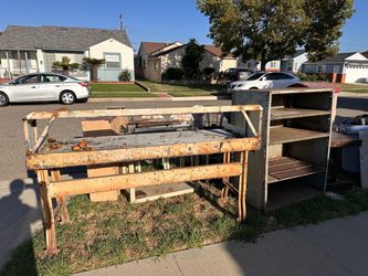 Free Metal, Gardening Pots, Chairs, and Kids slide