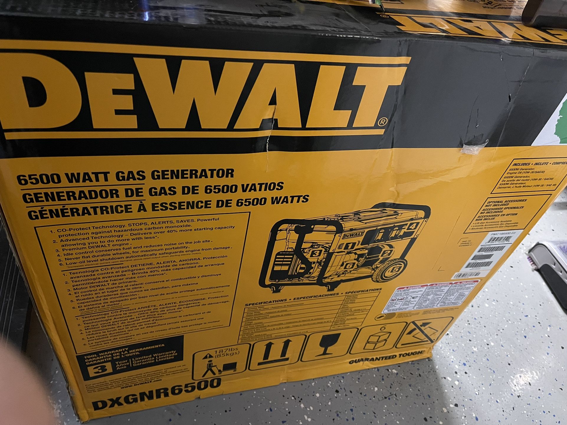 Dewalt 6500 Watt Generator
