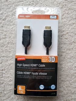 6' New High Speed HDMI Cable
