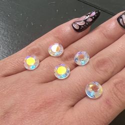 5 pcs Unicorn Colors Unidentified Loose Gemstones
