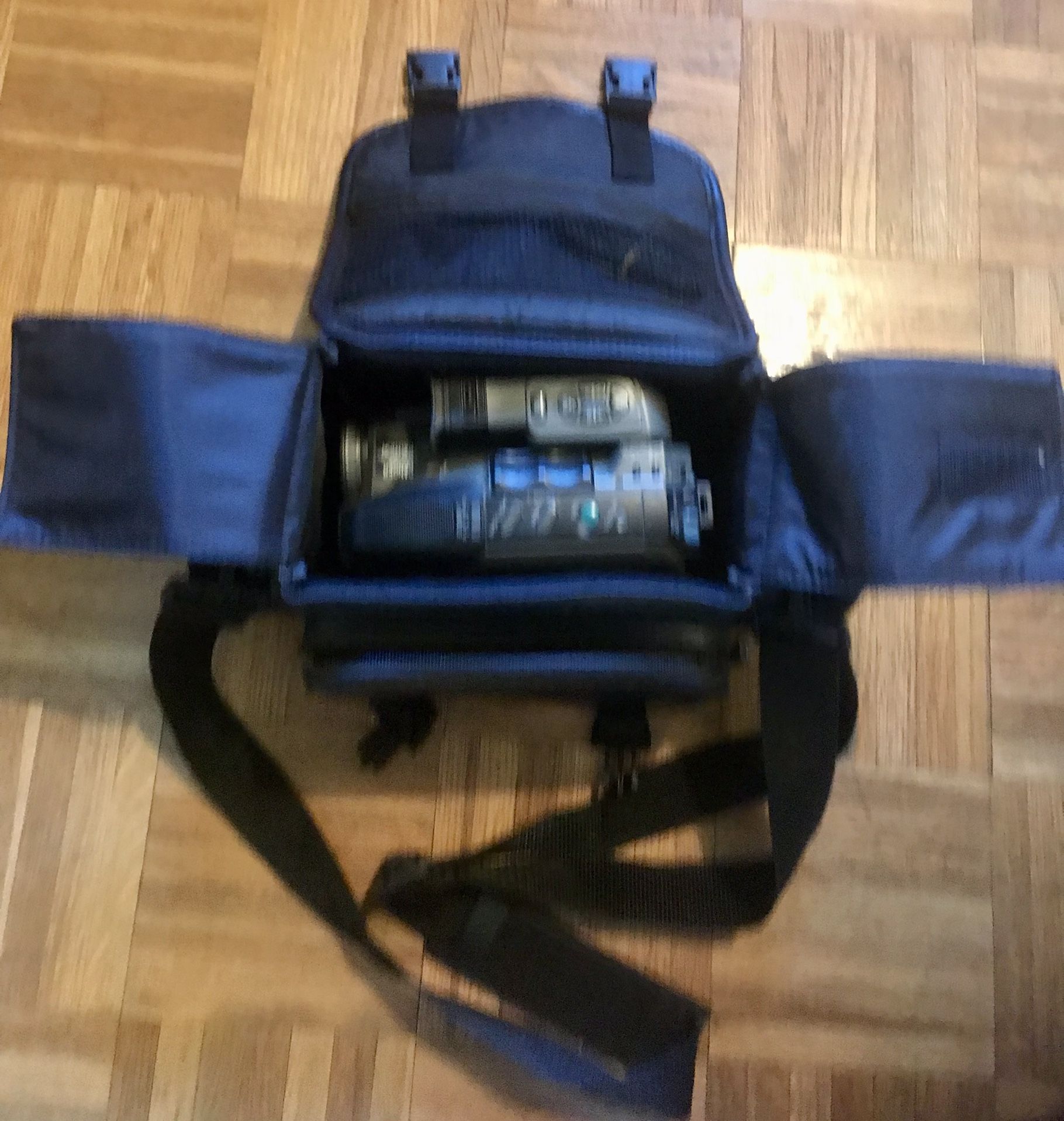 Panasonic Palm Camcorder With Carrying Bag