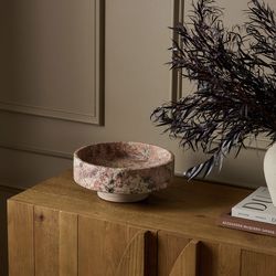 Fray Bowl - Red Dune Marble
