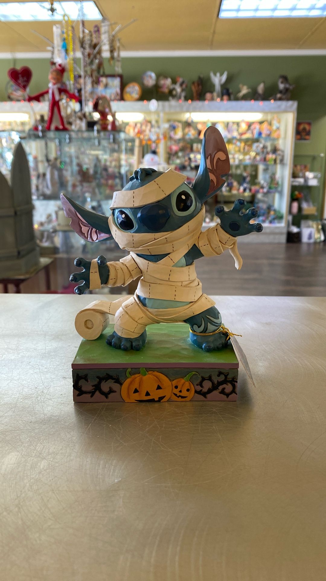 Disney Showcase Stitch Halloween “All Rolled Up” Figurine (contact info removed)